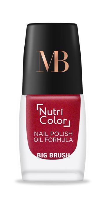 Vernis à Ongles - MB MILANO - NUTRI-COLOR N°130 - Rouge Nacré - 8ml - Séchage Rapide