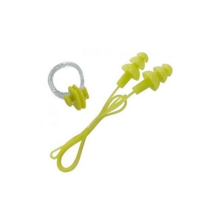 Pince-nez Et Bouchons D'oreille Pour Natation ZKGYUS - Silicome Hypoallergénique - Bleu Et Rose - 2 Sets
