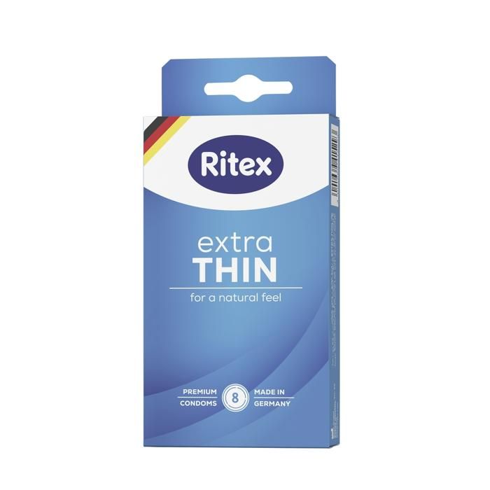 PRÉSERVATIFS RITEX EXTRA THIN Boite de 8 préservatifs