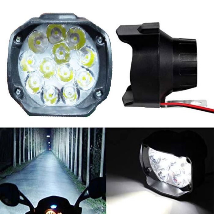 Phare led moto étanche 12 led