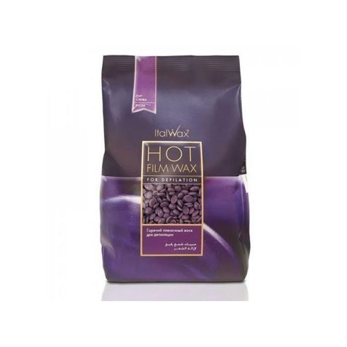 Cire film Italwax à la prune, 1kg, granulés, pour zones sensibles