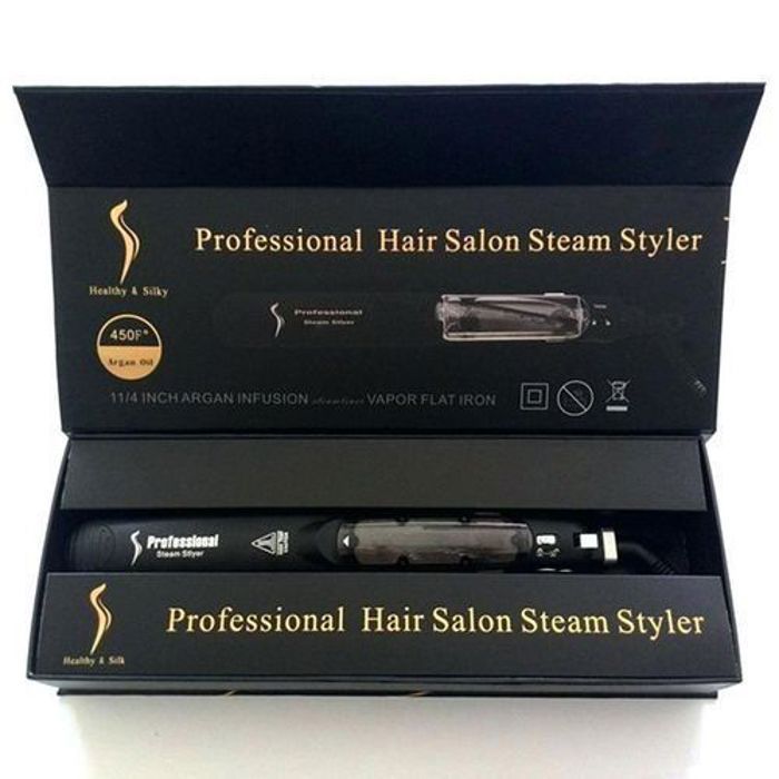 Lisseur à vapeur - Healthy And Silky - Professionnel - Lissage parfait - Cheveux brillants - Gain de temps
