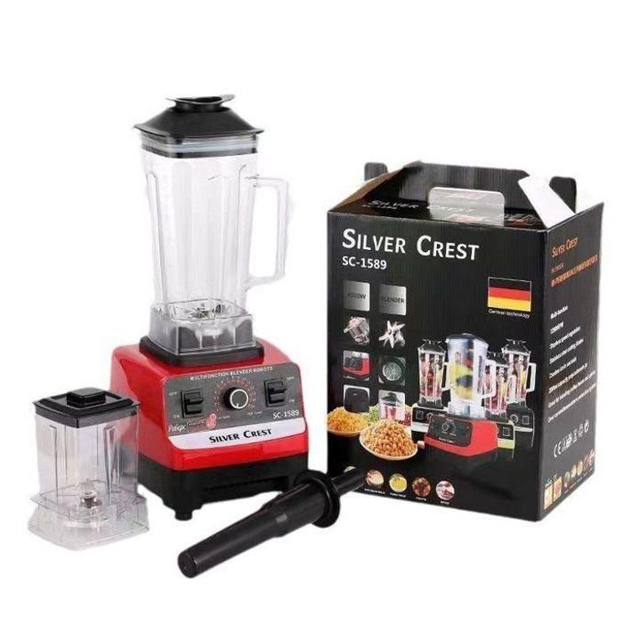 Robot Mixeur - Silver Crest - PowerBlender - 4500W - 8 Vitesses - Bol Tritan Incassable