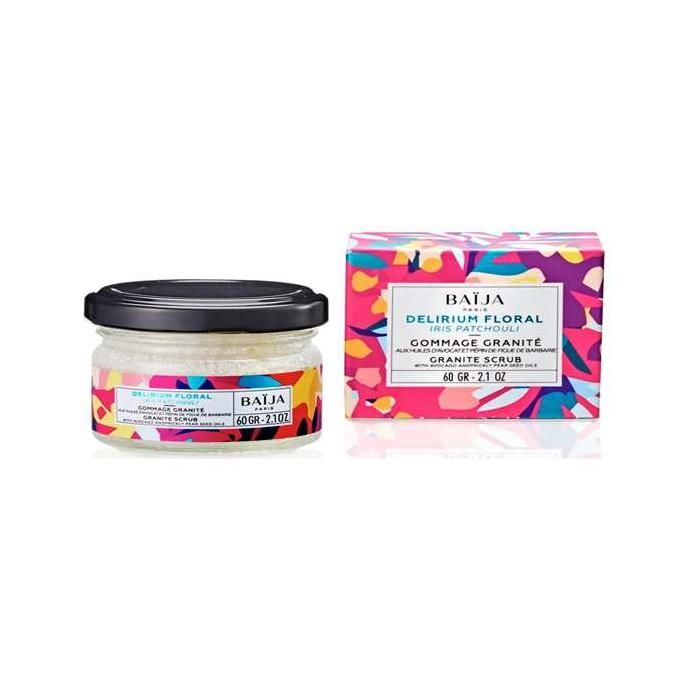 Gommage Corps - BAIJA - Delirium Floral - 60g - Iris - Patchouli - Exfoliation efficace
