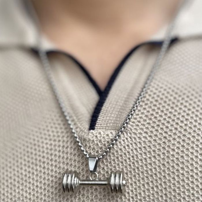 Collier - bn0095 - Métal - Longueur 40 cm - Largeur 3 mm - Pour Homme