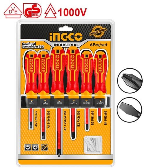 Tournevis isolés Set de 6 pièces