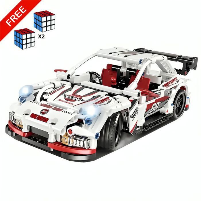 Voiture De Course Modèle Technique, Voiture de sport + Deux Cube 3*3 Gratuit