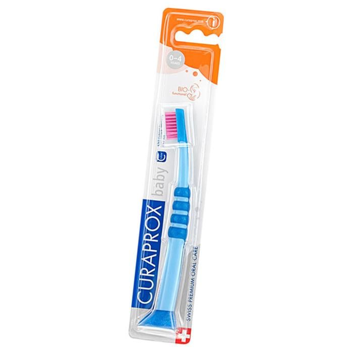 Brosse à dents bébé - Curaprox - CS 4260 - Ultra souple cheveux Curen ergonomique