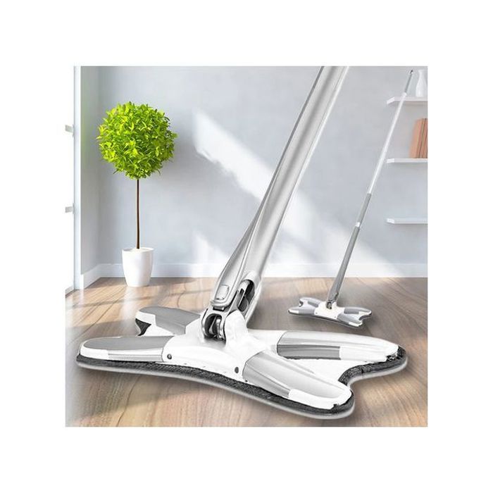 Vadrouille automatique en forme X Balai Serpillière rotative 360° type x nettoyage de sol