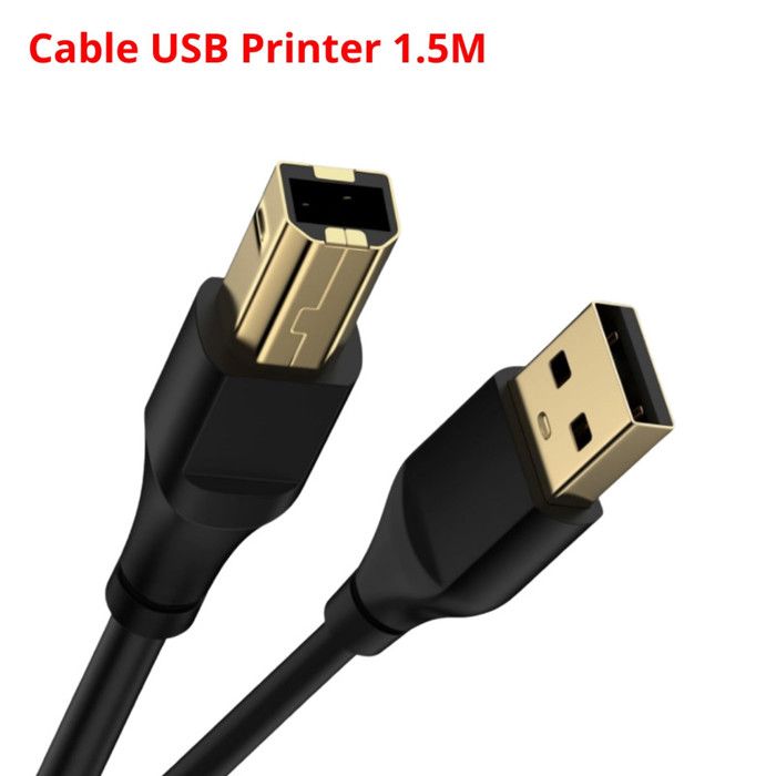 Câble imprimante 1.5M USB 2.0 – Extension haute vitesse – Type A vers Type B