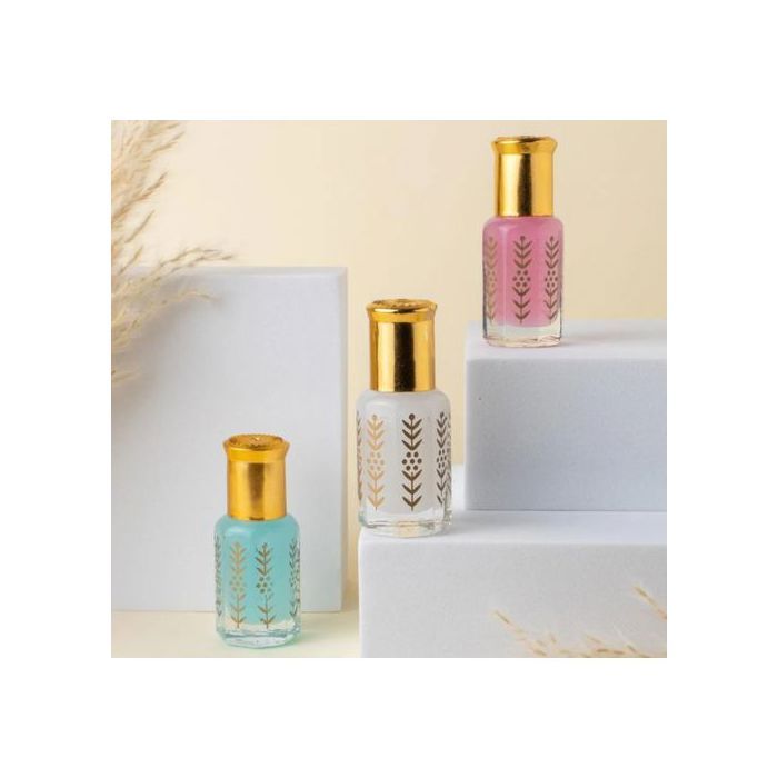 3 PCS Musc Al Tahara 6 ml Musc blanc + Grenade + Poudre pour bébé