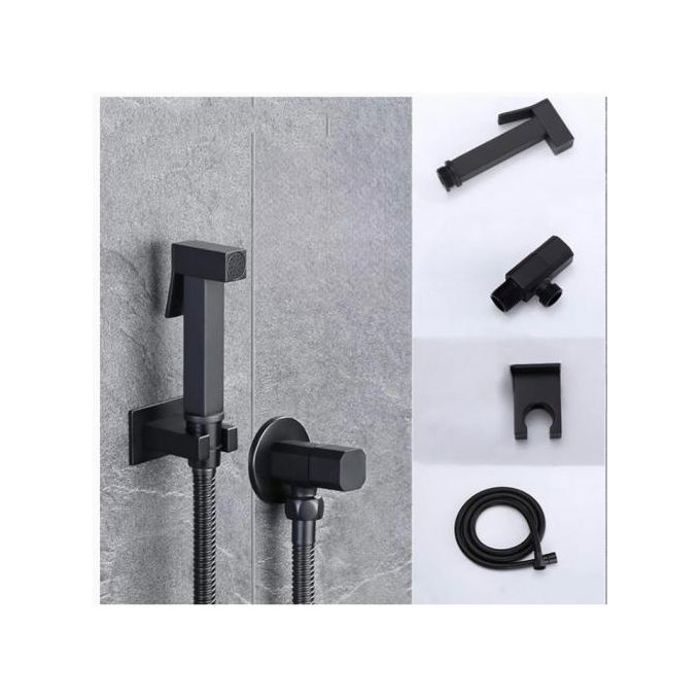Douchette wc pour salle de bain noir haut qualité