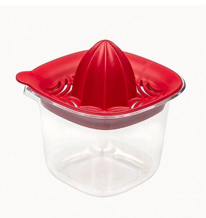 Presse-agrumes - Transparent - Manuel - Verre et Plastique - Couleur aléatoire-13x11,3x9,5 cm - 0,8 kg