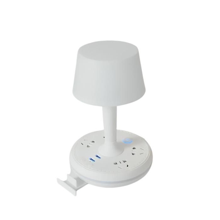 Lampe de Bureau Intelligente avec Prise - Blanche
