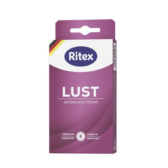 PRÉSERVATIFS RITEX LUST Boite de 8 préservatifs