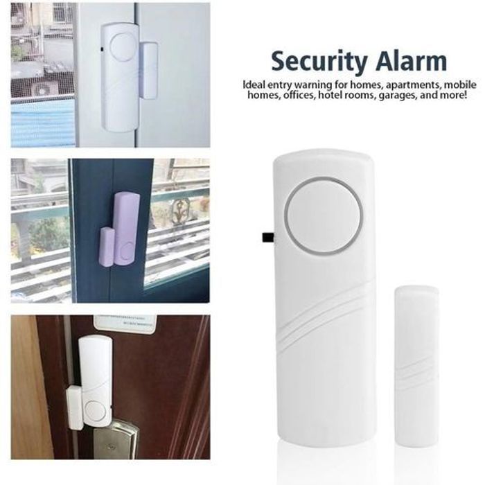 Alarme de sécurité de sécurité de la fenêtre ou porte sans fil,pour la sécurité des enfants
