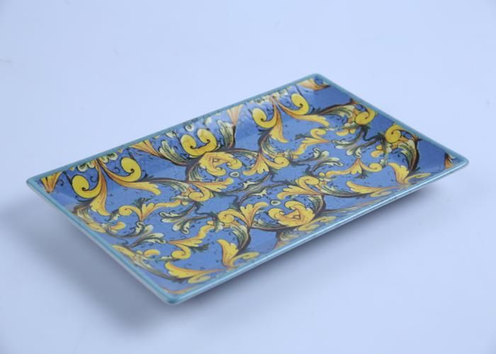 Plate Rectangulaire 30x20 cm "Trinacria" R-66766