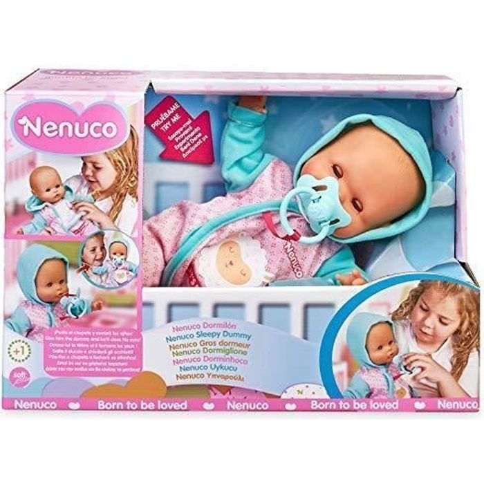 Poupée - Nenuco - Dormilon - 35 cm - Corps doux - Aide au développement émotionnel