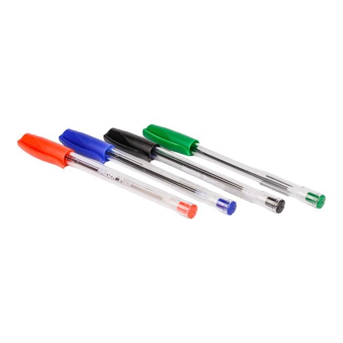 BLISTER DE 4STYLOS À BILLE CRISTAL PEACH 4 COULEU