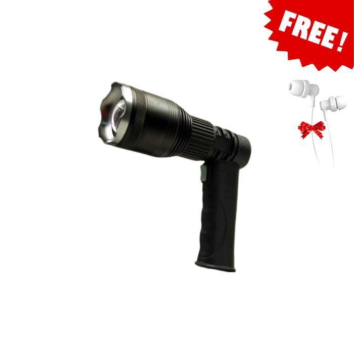 Lampe torche - MH - 535 - 30W - MAG-LED - Écouteurs gratuits - Durable et fiable