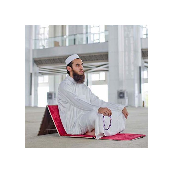 Tapis de prière médical - Luxe - Confortable - Pliable - Doux - Adulte- Multi-Couleur