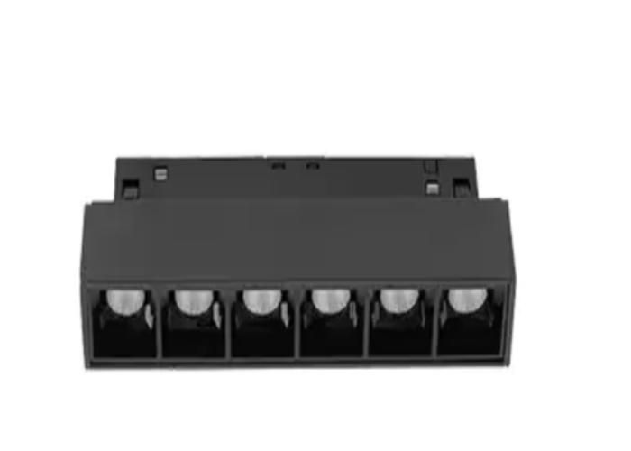 Spot Led sur rail magnétique - 6W - 4000K - Écoénergétique - Noir