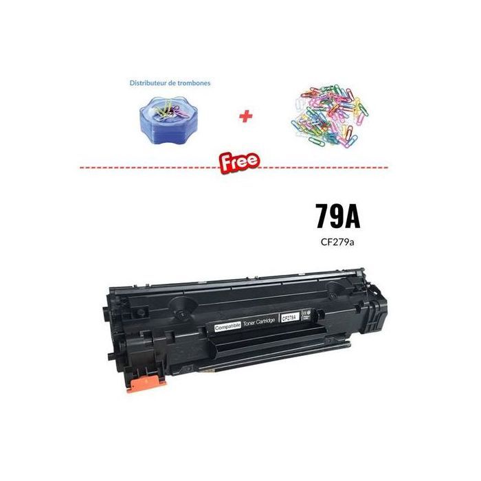 Toner 79A / CF279A - 1000 pages ( Distributeur + trombones Offert )