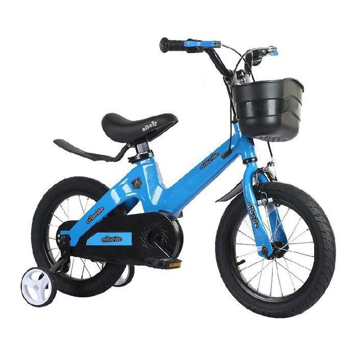 Vélo enfant 16 pouces - GENERIC - AIBEILE - Acier haute qualité - Couleur bleue - Roues d'entraînement
