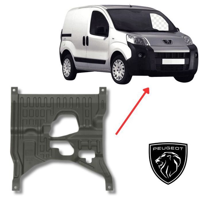 Cache Sous Moteur pour Peugeot Bipper