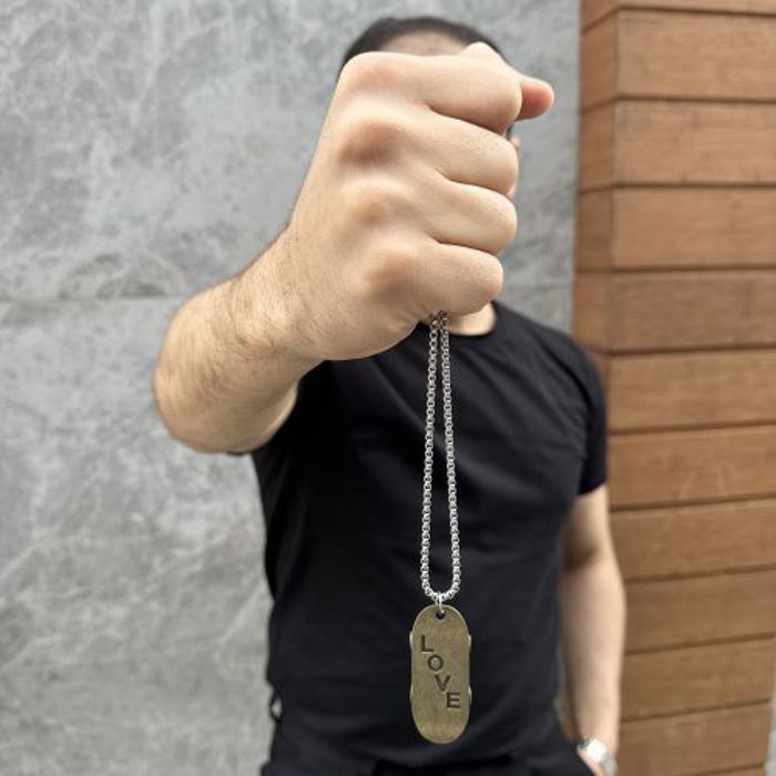 Collier - BN0012 - Métal - 40 cm - 3 mm - Pour Homme