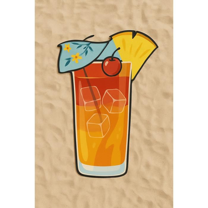 Serviette de Plage - Cocktail - Douceur - Absorbante - Légère