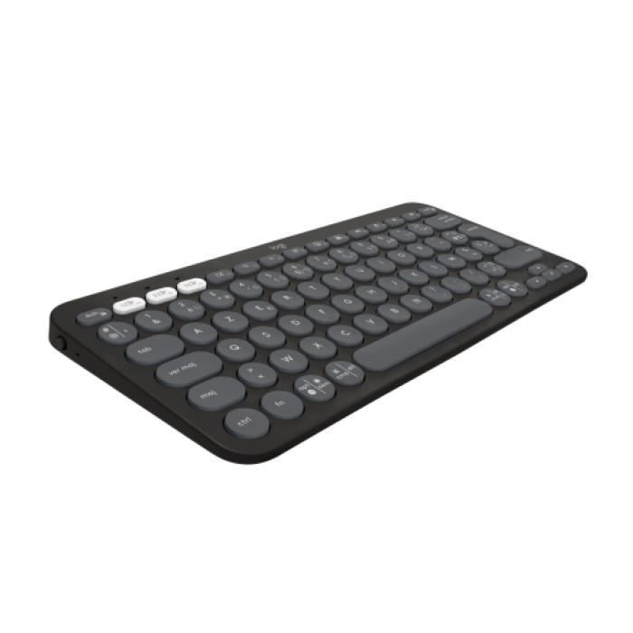 Clavier - Sans fil - Logitech - Pebble Keys 2 K380s - Bouton Easy-switch - Noir