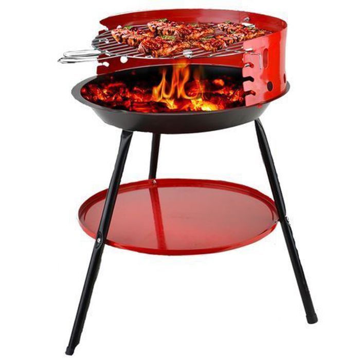 barbecue rond 36 Cm à Charbon