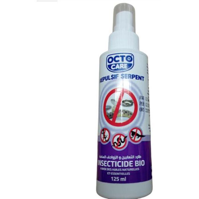 Octo care répulsif serpent ,vipères , couleuvres , aspics 125ML