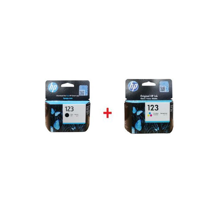 Hp PACK CARTOUCHE 123 NOIR ET CARTOUCHE 123 COULEUR