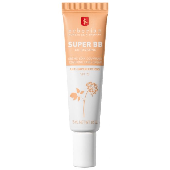 Fond de teint - ERBORIAN - Super BB Crème - Anti-imperfections - SPF20 - Doré 15 ml