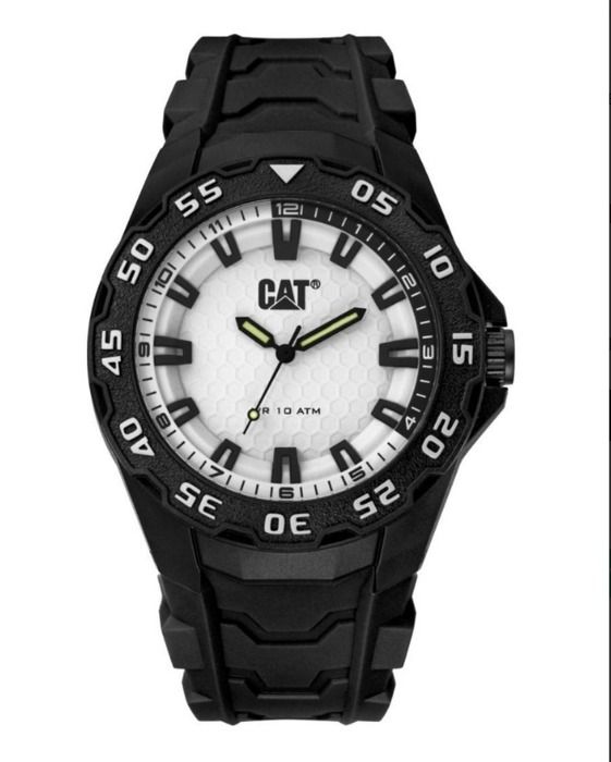 Montre - CATERPILLAR - MOTION 2020 - Analogique - 45 mm - Silicone Noir