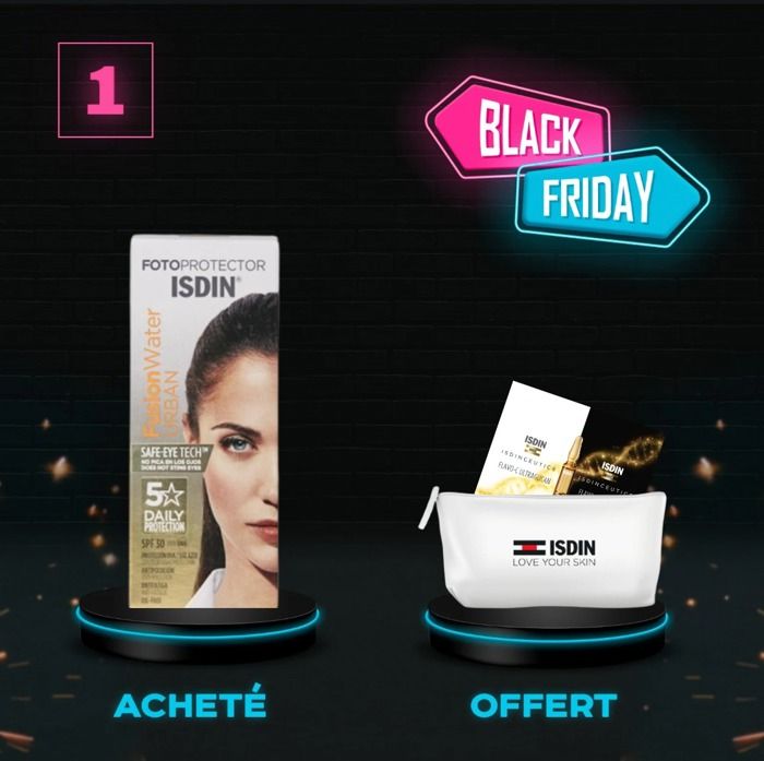 FOTOPROTECTOR ISDIN + TROUSSE+ ISDIN Isdinceutics Flavo-C Melatonin & Ultraglican 2 ampoules OFFERT