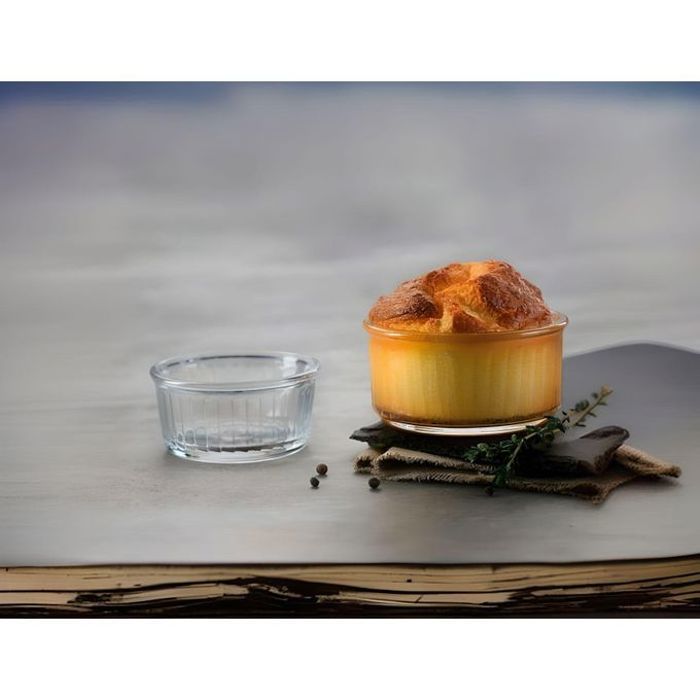 4 Ramequins pour flan 10 cm