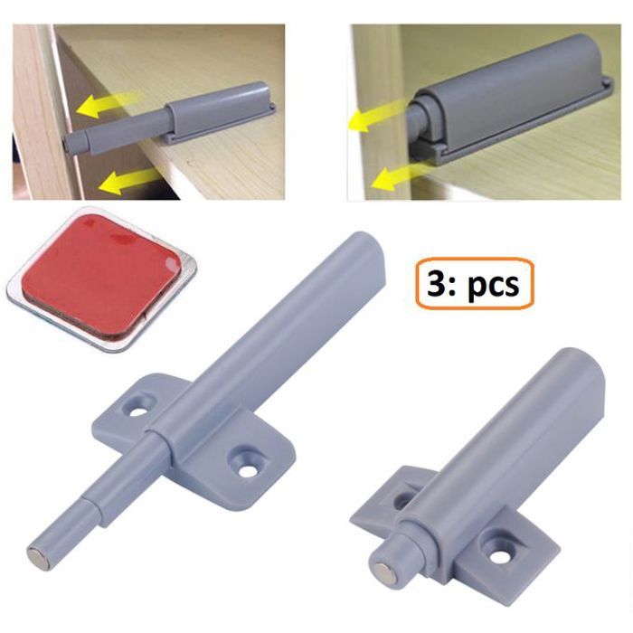 Système de porte pushpull ouvert 3pcs