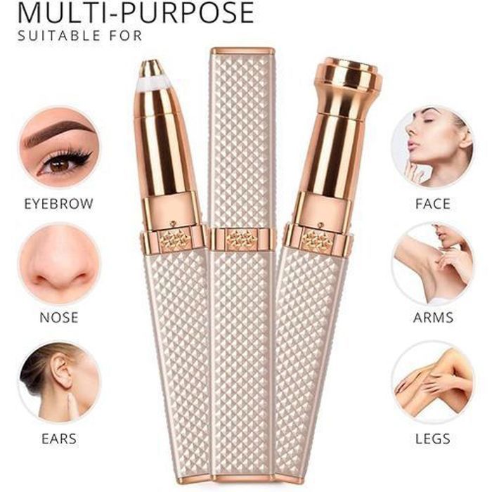 Rasoir à Sourcils - Non spécifié - 2 en 1 - Hypoallergénique - Lumières LED - Léger et portable
