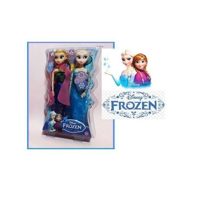 Poupées Frozen - Elsa & Anna - Flexible - Disney