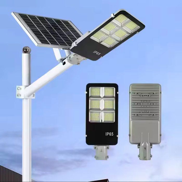 Projecteur Solaire - Lamapdaire - 360W - Acier Galvanisé - Télécommande - Éclairage Extérieur