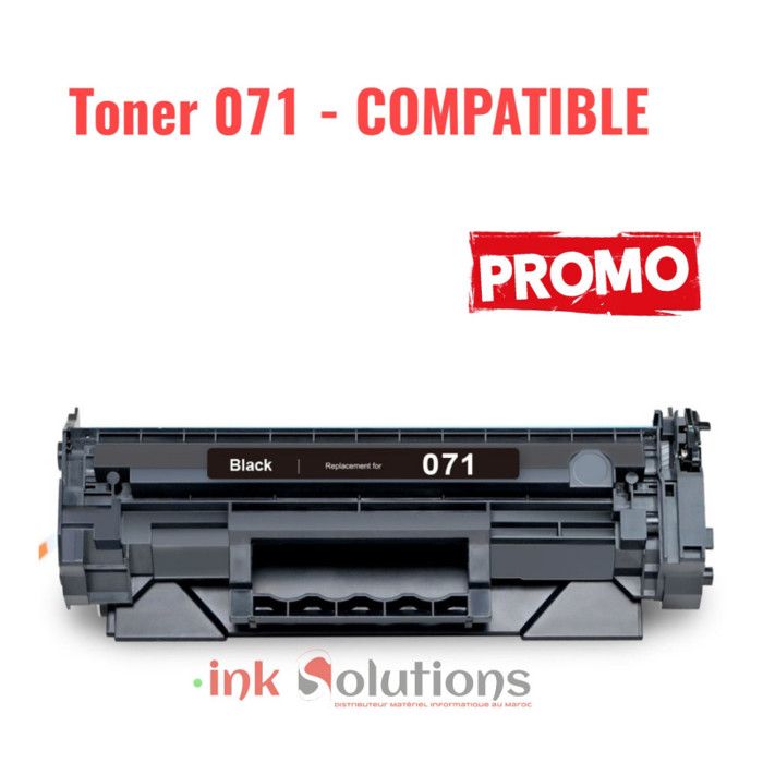 Toner 071H noir COMPATIBLE – pour i-SENSYS LBP122dw, MF272dw, MF275dw