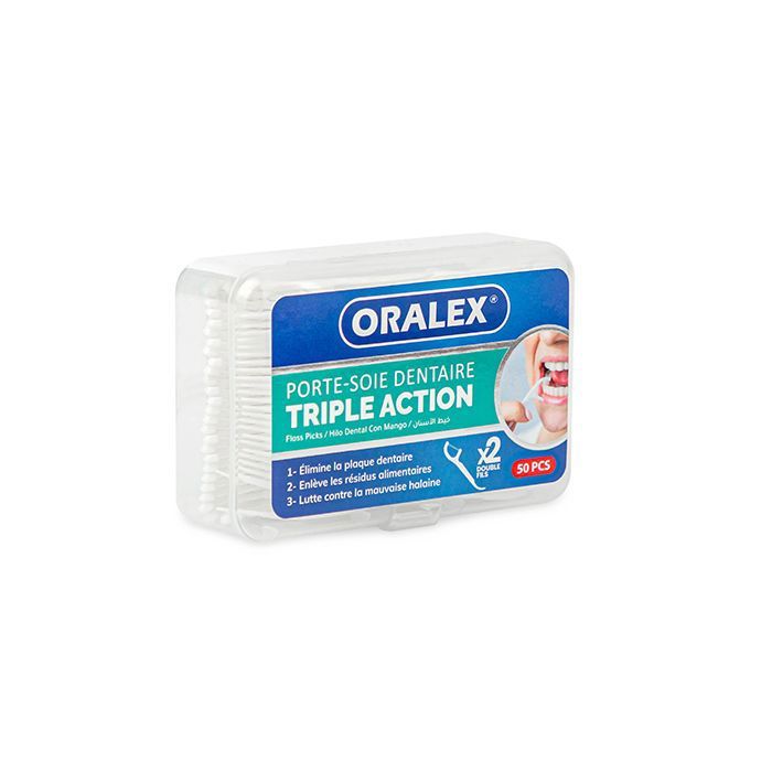 ORALEX PORTE SOIE DENTAIRE DOUBLE FILS 50 PCS