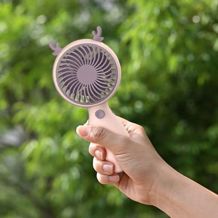 DIANDI Ventilateur de Refroidissement Portatif Rechargeable Pour Table de Bureau