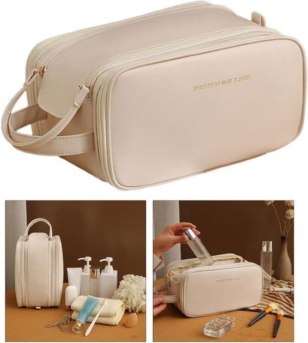 Trousse de maquillage grande capacité LG0001 blanche