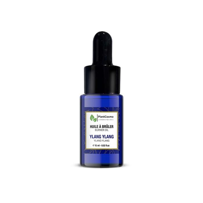 Huile à brûler - PLANTCOSMO LABORATOIRES - Ylang Ylang - 15 ml - Parfum exotique - Ambiance relaxante
