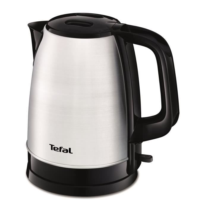 TEFAL Bouilloire électrique, 1,7 L, 2400 W, Base pivotante, Ouverture facile, Témoin lumineux, Arrêt automatique KI150D10