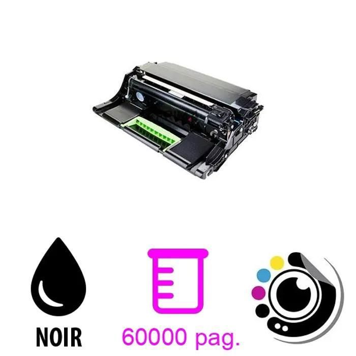 Unité d'imagerie - Lexmark - 50F0Z00 - Noir - Compatible - RECUPERATEUR DE TONER
